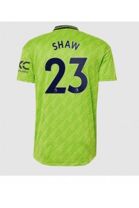 Fotbalové Dres Manchester United Luke Shaw #23 Třetí Oblečení 2022-23 Krátký Rukáv